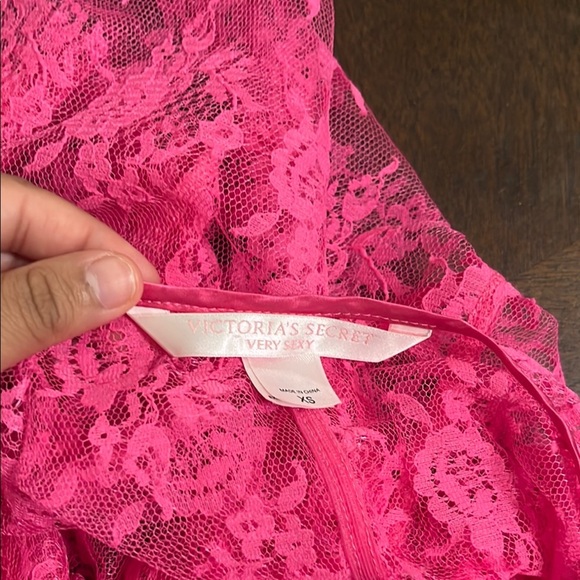 Victoria's Secret Pink Lace Chemise with Plunging V-Neck - Picture 8 of 8